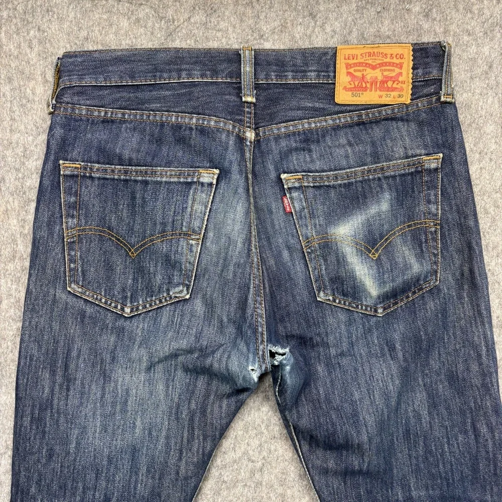 Flawed Levi's 501 Lot Button Fly Jeans 32x28 Honeycomb Hige Straight Button Fly